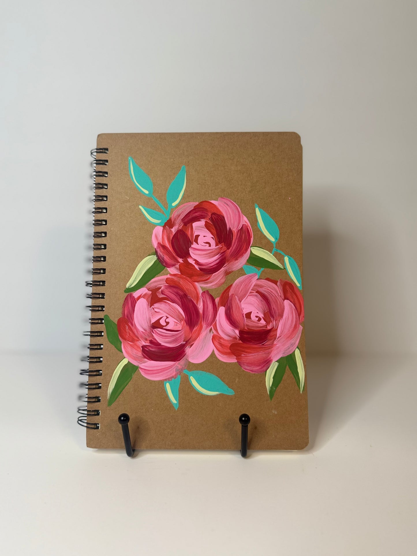 Kraft Notebook (Roses)