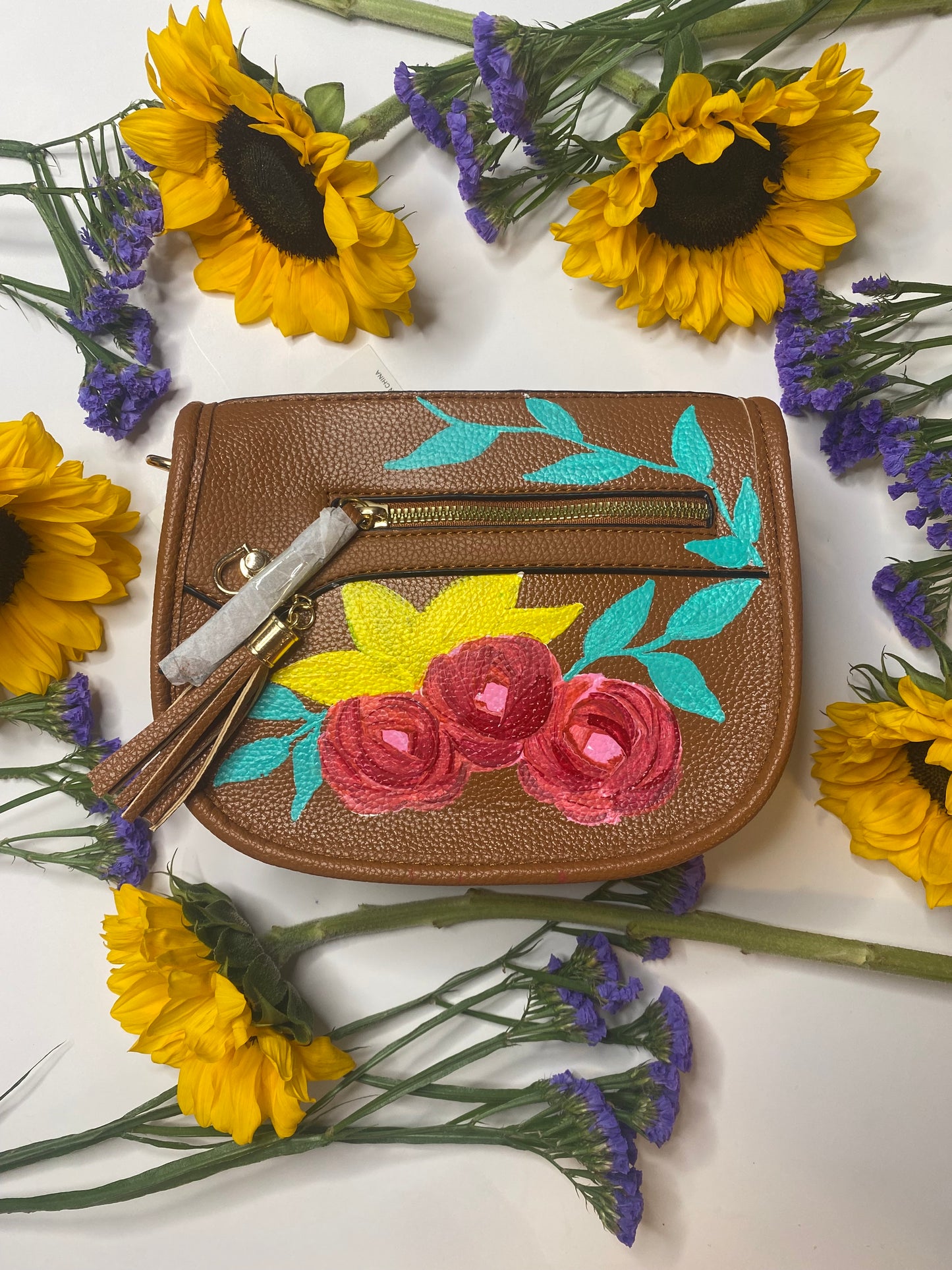 Crossbody with Tassel (Brown)